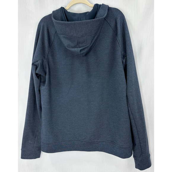 Lululemon City Sweat Full Zip Hoodie Heathered True Navy Blue size Large - Picture 5 of 8